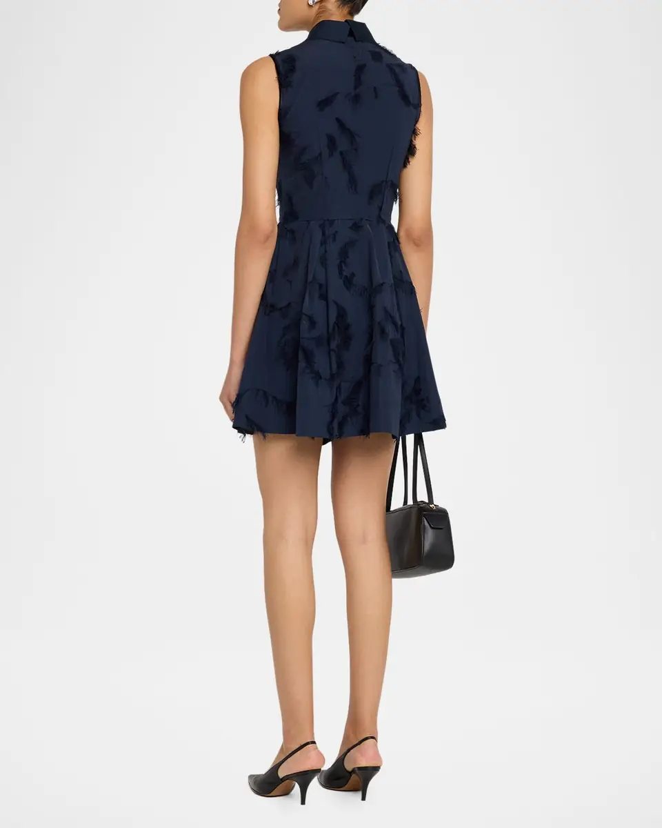 Jason Wu Collection Sleeveless Fringed Cotton Fil Coupe Mini Shirtdress | Thumbnail 3 Jason Wu Collection Sleeveless Fringed Cotton Fil Coupe Mini Shirtdress | Thumbnail 3