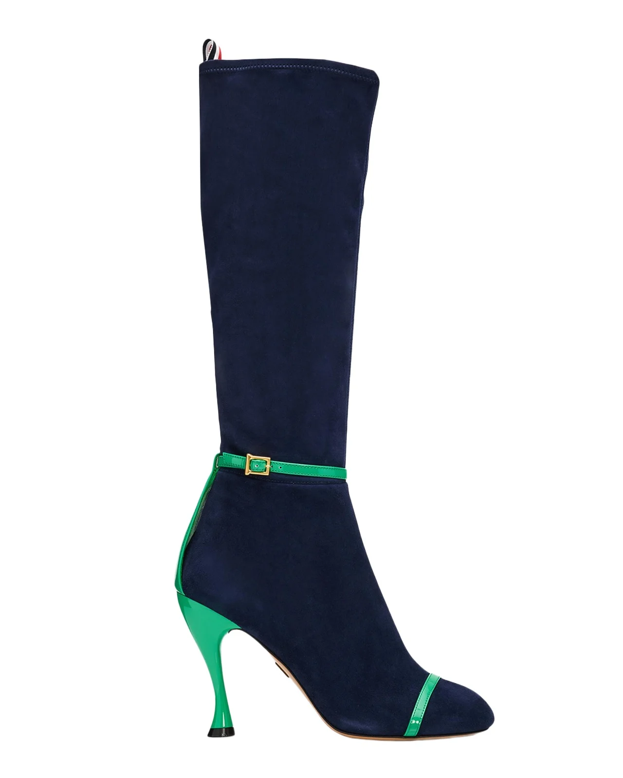 105mm Trompe L 'oeil Suede Knee-High Boots 105mm Trompe L 'oeil Suede Knee-High Boots