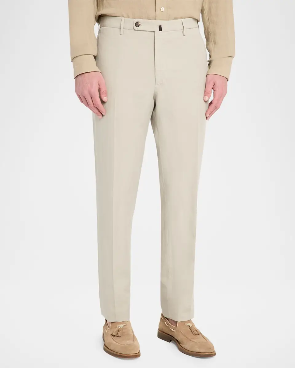Incotex Men's Slim-Fit Chinolino Trousers | Thumbnail 4 Incotex Men's Slim-Fit Chinolino Trousers | Thumbnail 4