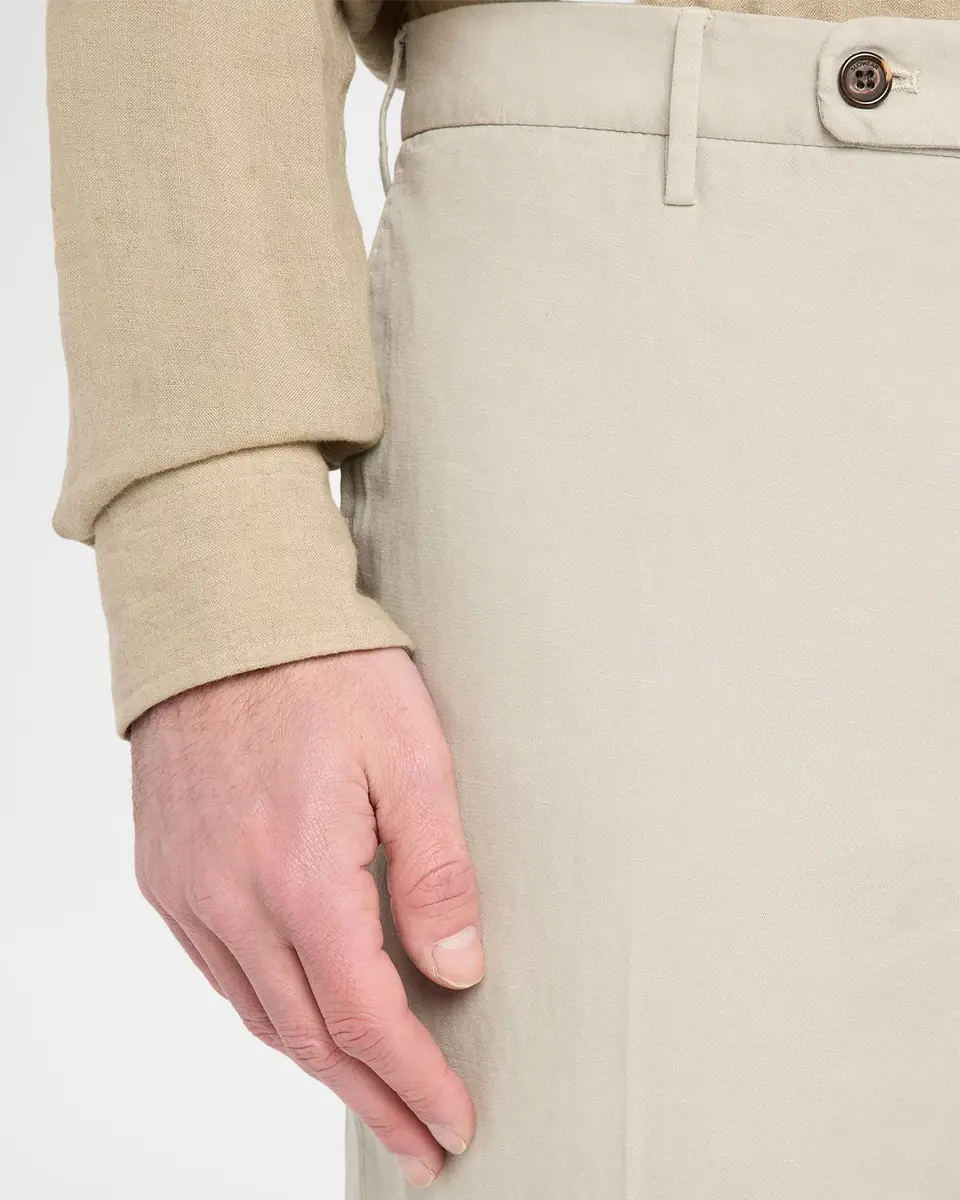 Incotex Men's Slim-Fit Chinolino Trousers | Thumbnail 5 Incotex Men's Slim-Fit Chinolino Trousers | Thumbnail 5