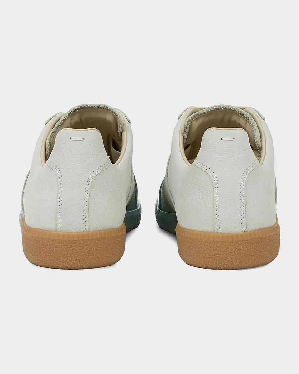Maison Margiela Men's Replica Sprayed Leather Low-Top Sneakers | Thumbnail 2 Maison Margiela Men's Replica Sprayed Leather Low-Top Sneakers | Thumbnail 2