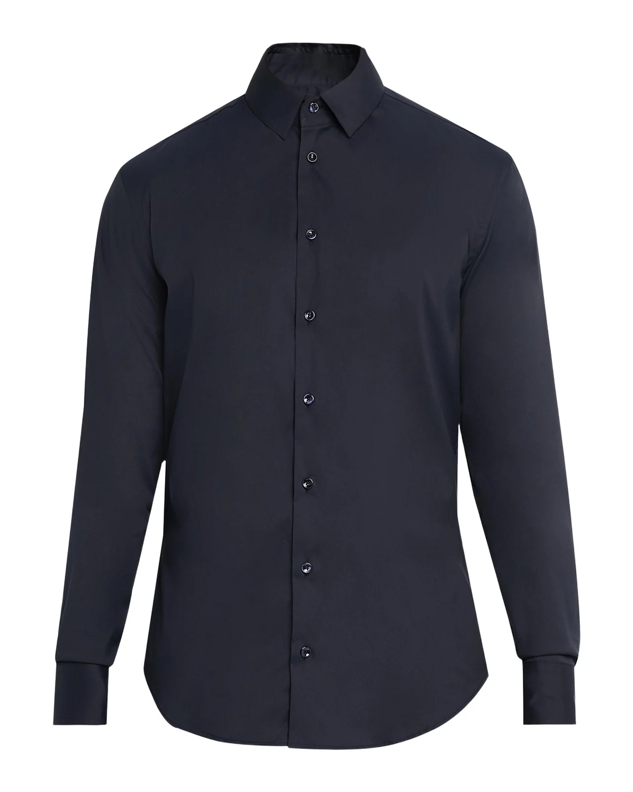 Men's Solid Stretch Poplin Sport Shirt Men's Solid Stretch Poplin Sport Shirt