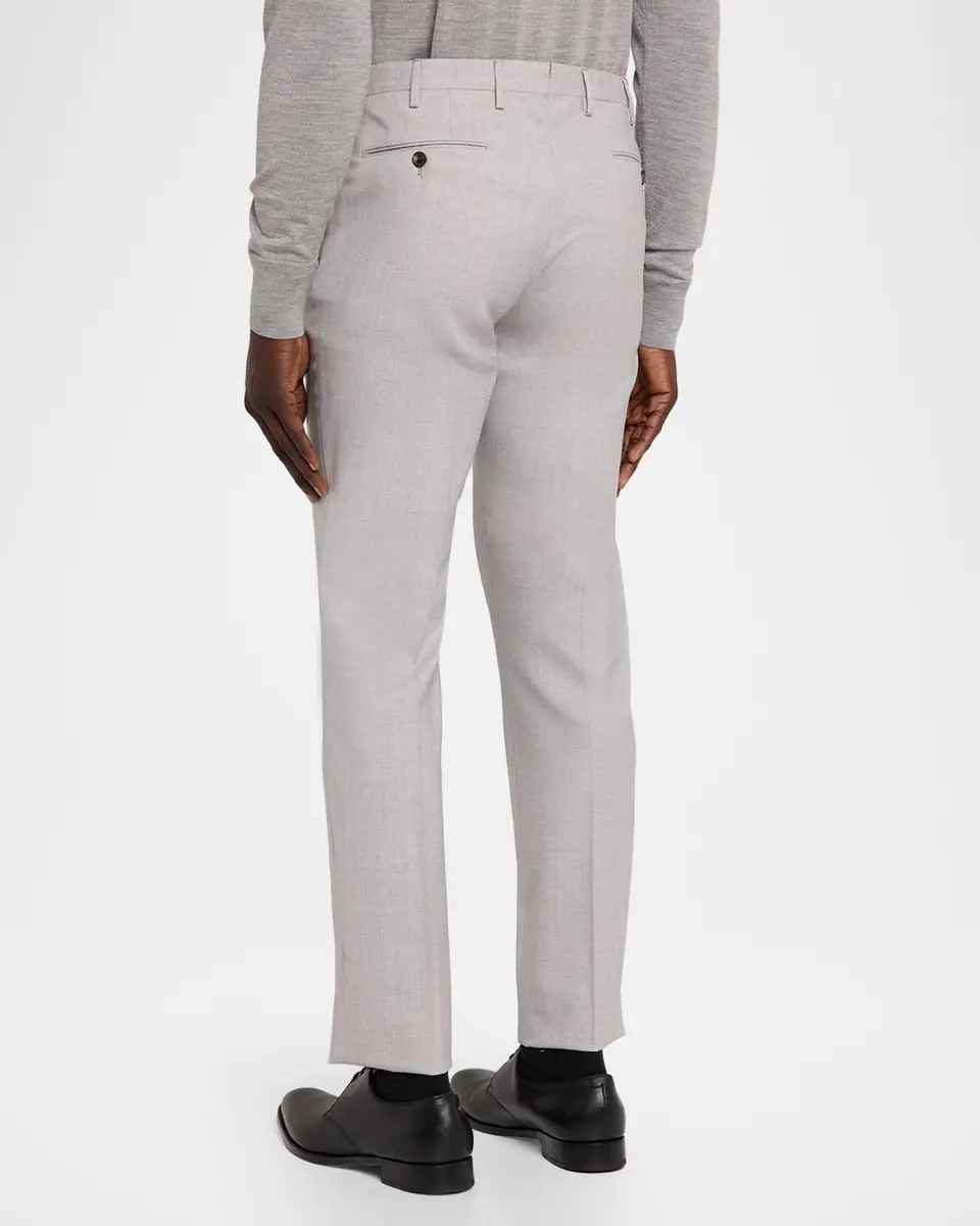 Incotex Men's Slim-Fit Tropical Wool Trousers | Thumbnail 3 Incotex Men's Slim-Fit Tropical Wool Trousers | Thumbnail 3