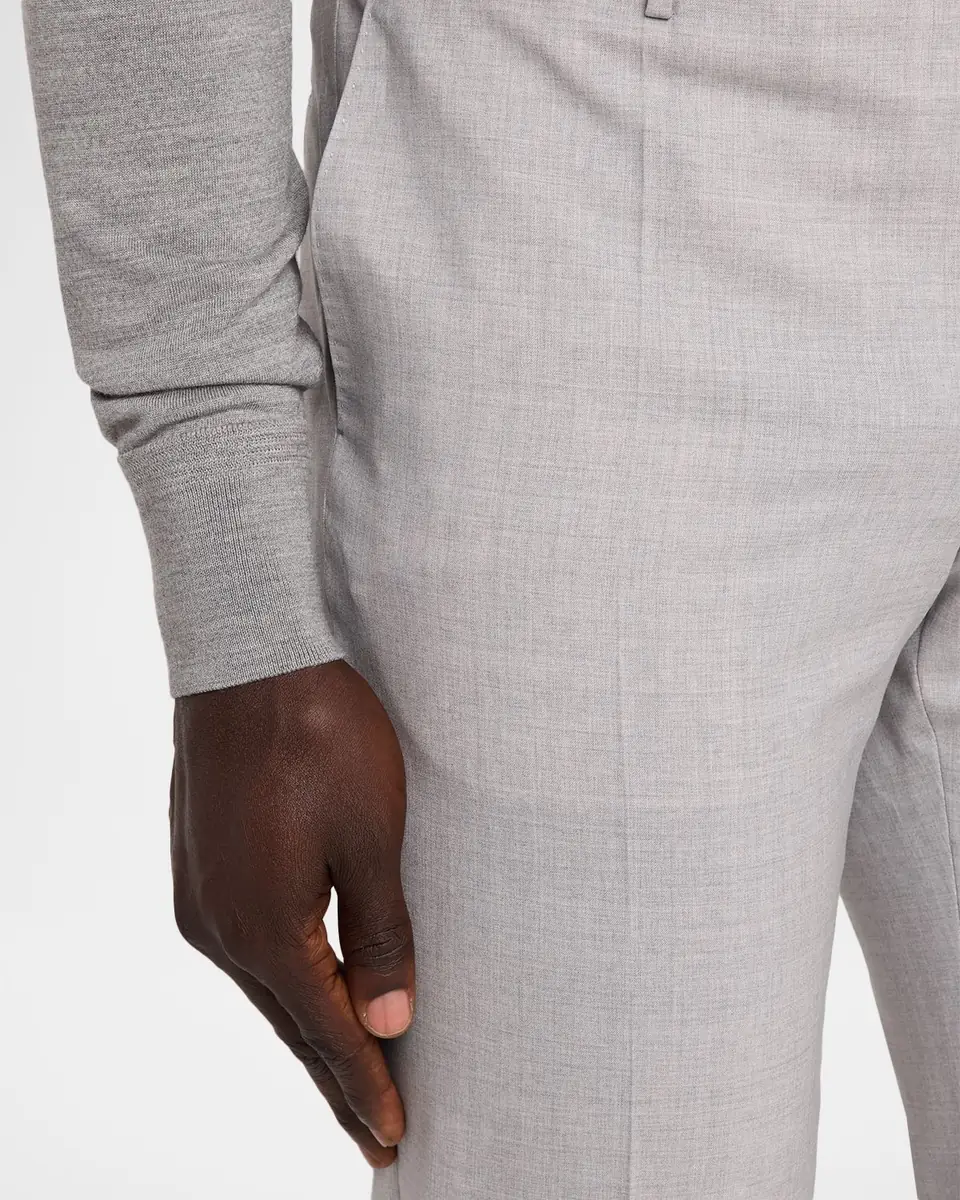 Incotex Men's Slim-Fit Tropical Wool Trousers | Thumbnail 5 Incotex Men's Slim-Fit Tropical Wool Trousers | Thumbnail 5
