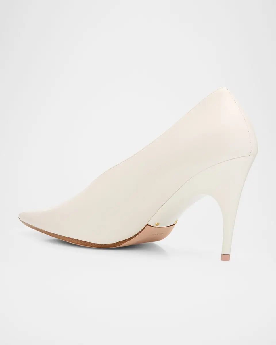 Balenciaga 90mm Duchesse Nappa Leather Pumps | Thumbnail 4 Balenciaga 90mm Duchesse Nappa Leather Pumps | Thumbnail 4