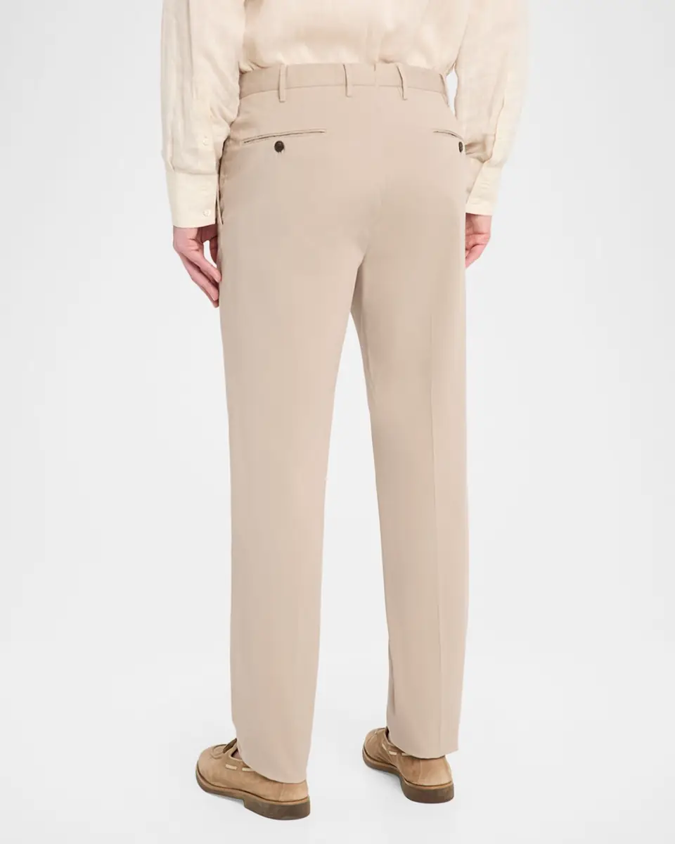 Incotex Men's Pressed-Crease Cotton Trousers | Thumbnail 3 Incotex Men's Pressed-Crease Cotton Trousers | Thumbnail 3