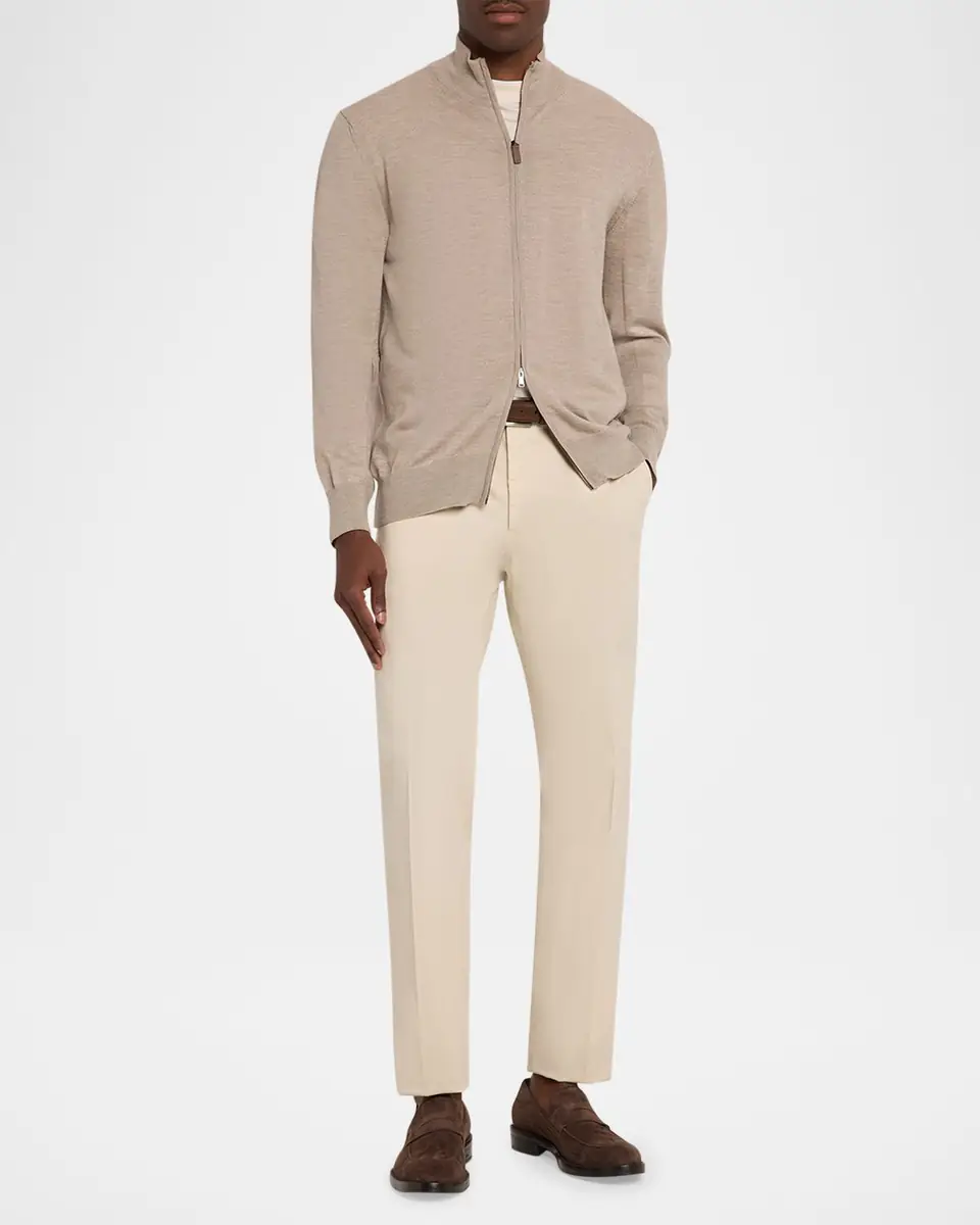 Incotex Men's Pressed-Crease Cotton Trousers | Thumbnail 2 Incotex Men's Pressed-Crease Cotton Trousers | Thumbnail 2