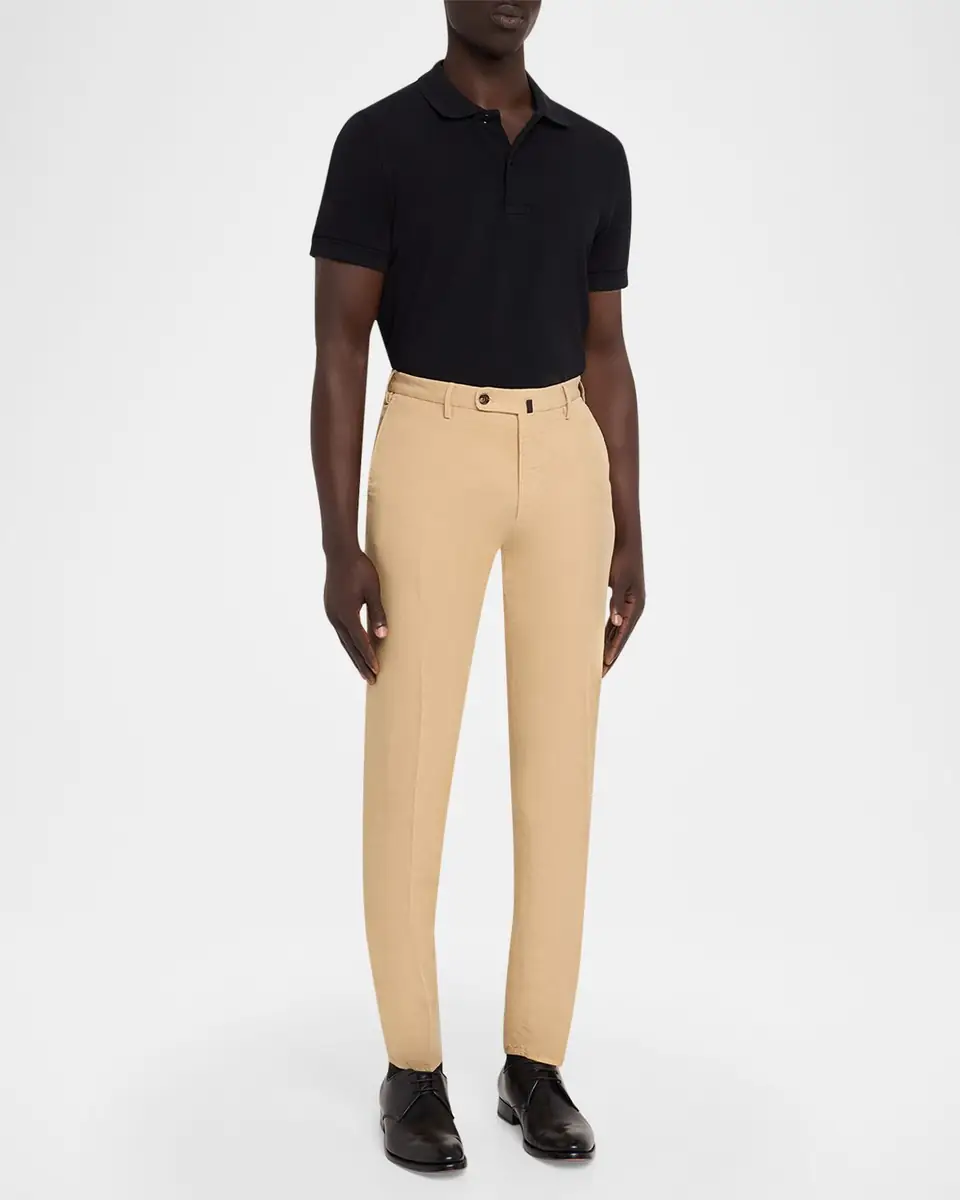 Incotex Men's Slim-Fit Chinolino Trousers | Thumbnail 2