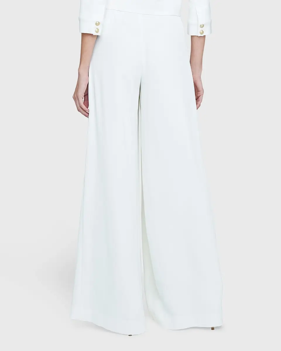 L'Agence Nova Mid-Rise Wide-Leg Pleated Pants | Thumbnail 3