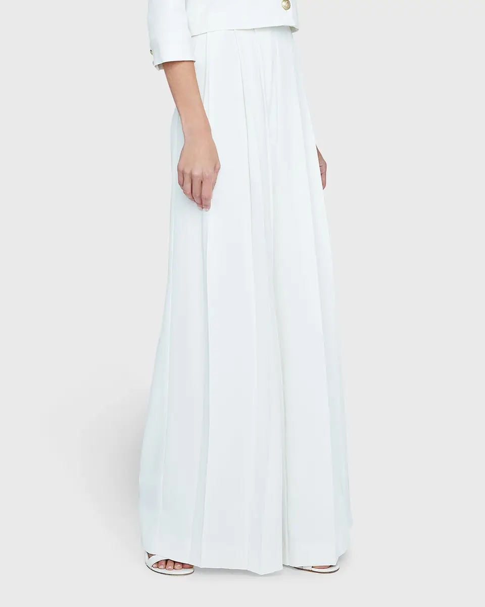 L'Agence Nova Mid-Rise Wide-Leg Pleated Pants | Thumbnail 4