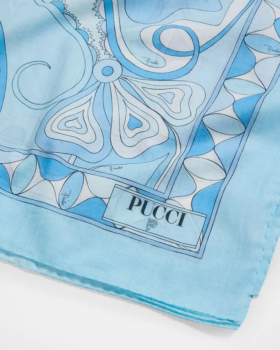 PUCCI Orchidee Print Cotton Pareo, 90 x 180cm | Thumbnail 2 PUCCI Orchidee Print Cotton Pareo, 90 x 180cm | Thumbnail 2