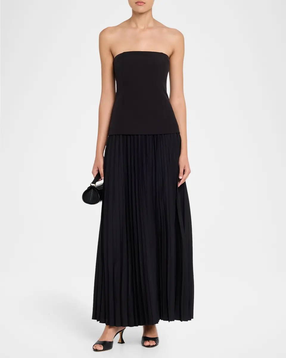 Generation Love Cody Pleated Strapless Dress | Thumbnail 2