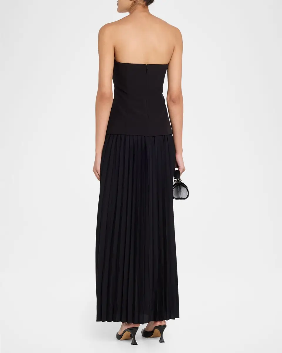 Generation Love Cody Pleated Strapless Dress | Thumbnail 3