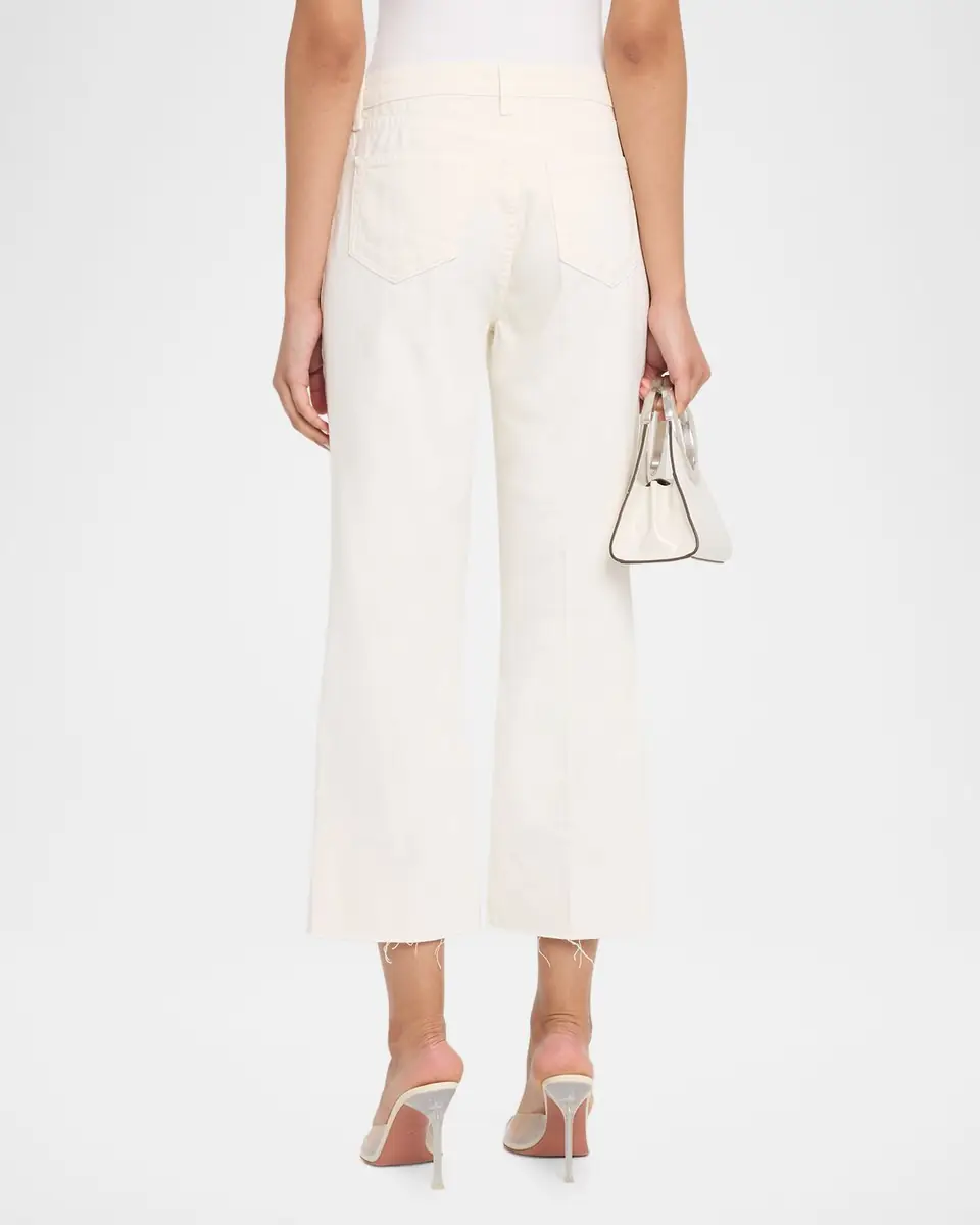 L'Agence Wanda High-Rise Cropped Wide Jeans | Thumbnail 3 L'Agence Wanda High-Rise Cropped Wide Jeans | Thumbnail 3