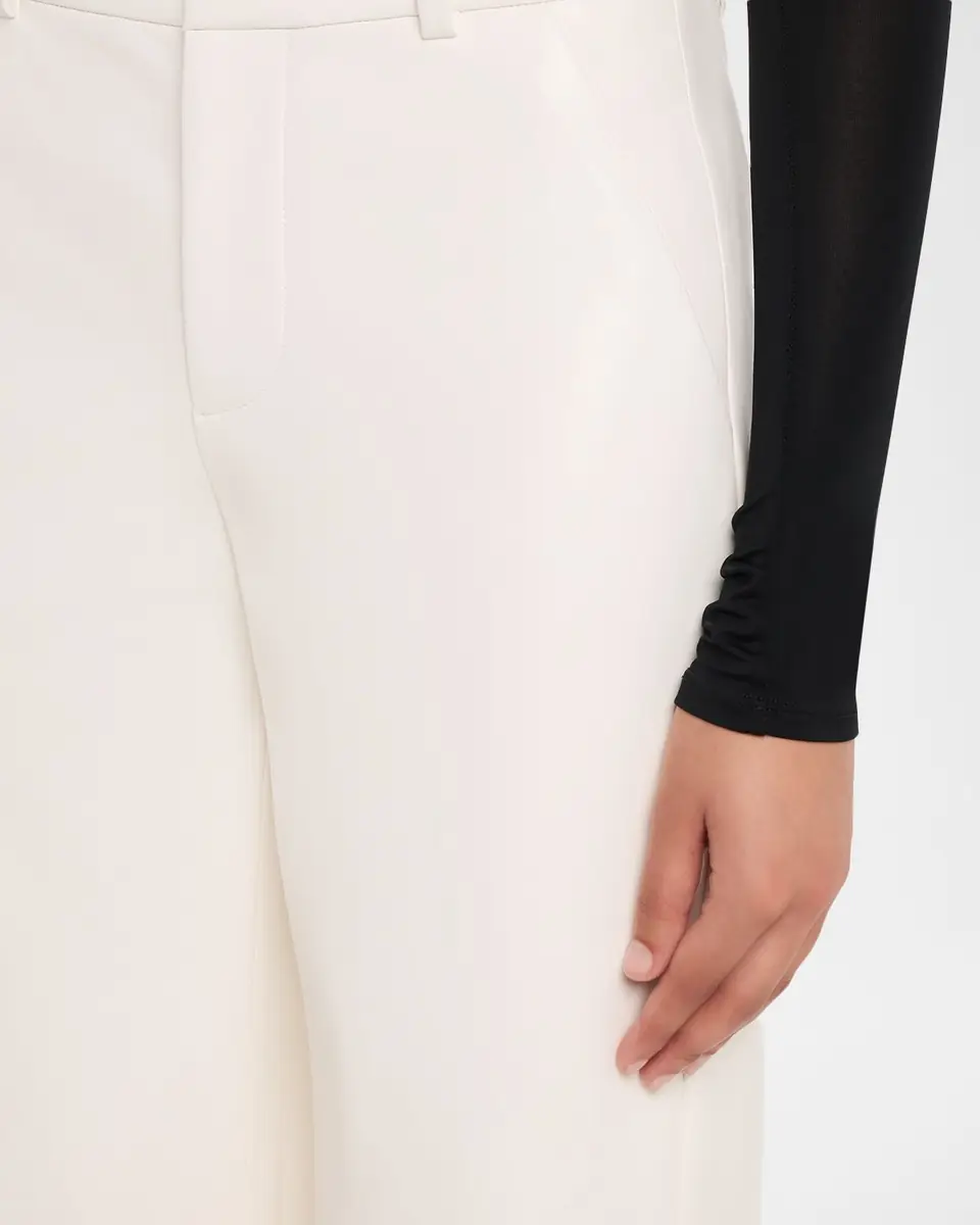 Alice + Olivia Alexander Vegan Leather Cuffed Pants | Thumbnail 5