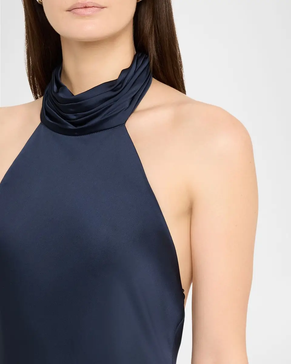 Ramy Brook Tatiana Low-Cut Halter Column Gown | Thumbnail 5 Ramy Brook Tatiana Low-Cut Halter Column Gown | Thumbnail 5