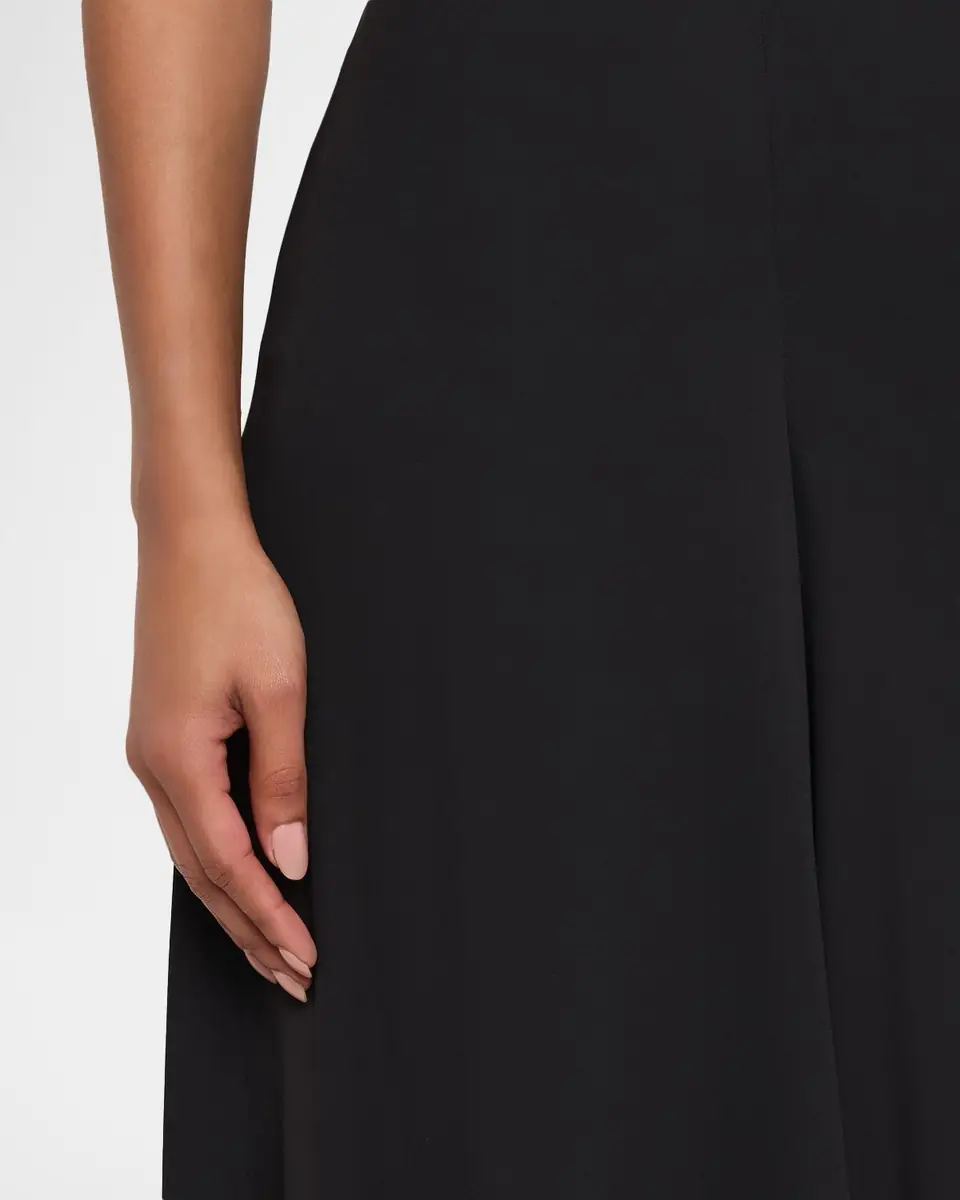 Lapointe Georgette Wide-Leg Pants with Pockets | Thumbnail 5 Lapointe Georgette Wide-Leg Pants with Pockets | Thumbnail 5