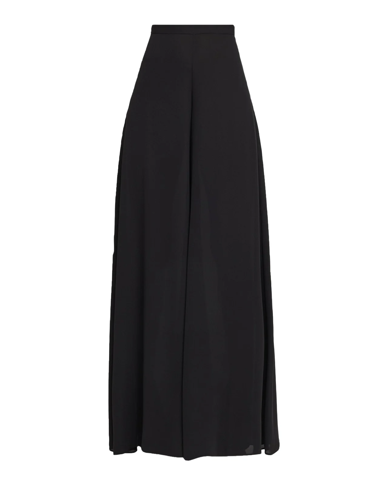 Lapointe Georgette Wide-Leg Pants with Pockets