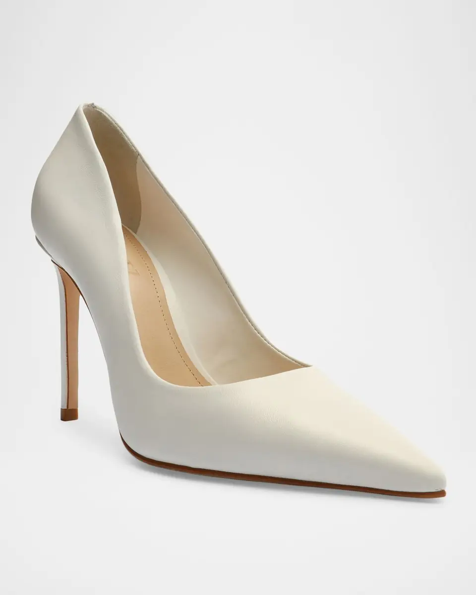 Schutz 100mm Lou Leather Pointed-Toe Pumps | Thumbnail 2 Schutz 100mm Lou Leather Pointed-Toe Pumps | Thumbnail 2