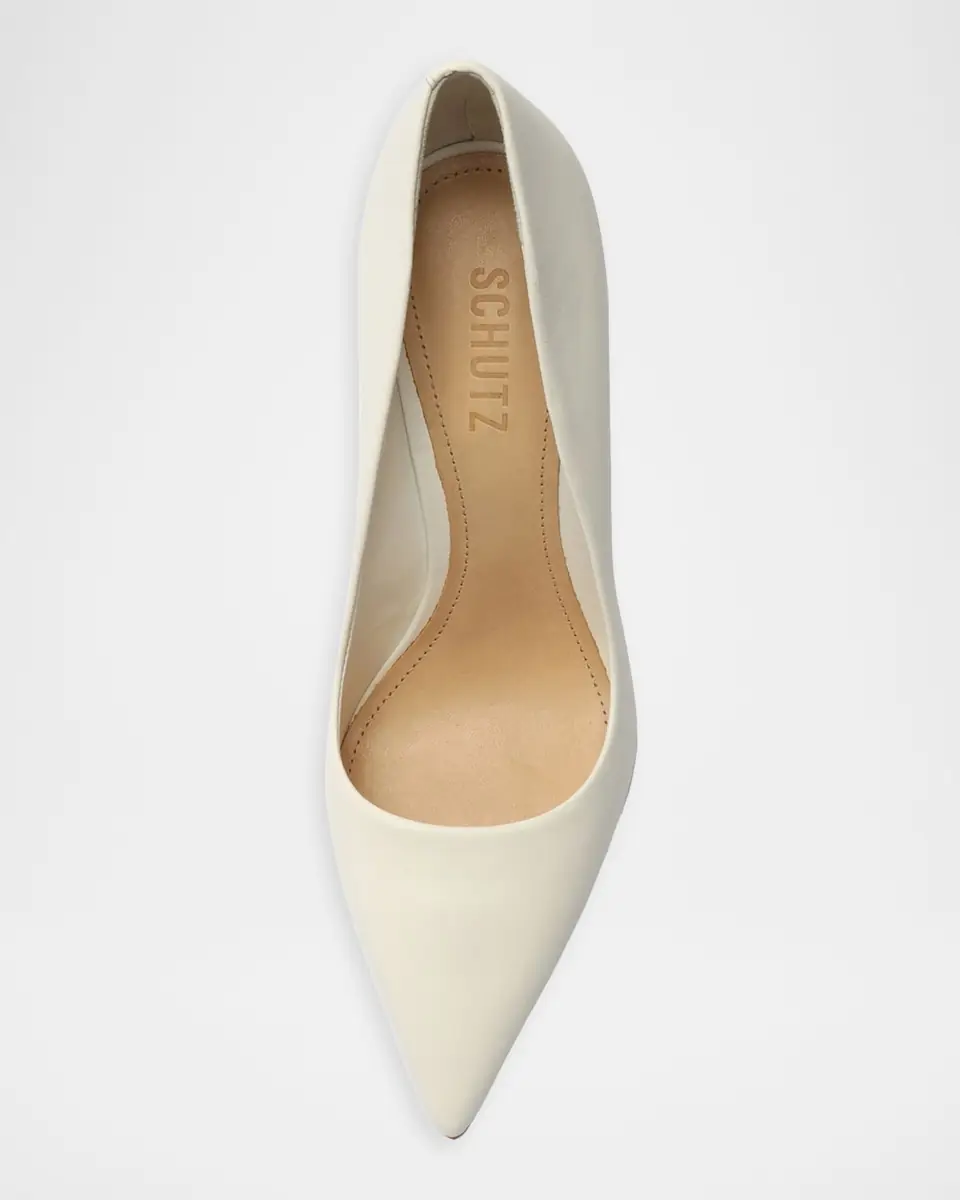 Schutz 100mm Lou Leather Pointed-Toe Pumps | Thumbnail 5 Schutz 100mm Lou Leather Pointed-Toe Pumps | Thumbnail 5