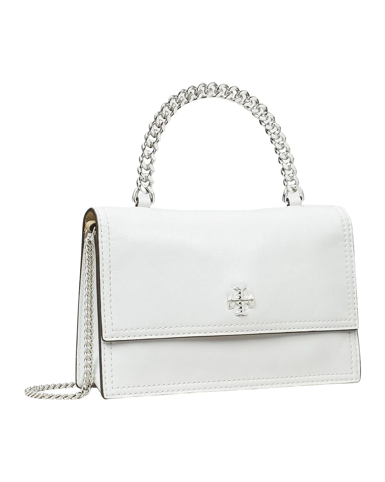 Kira Mini Deconstructed Leather Top-Handle Bag