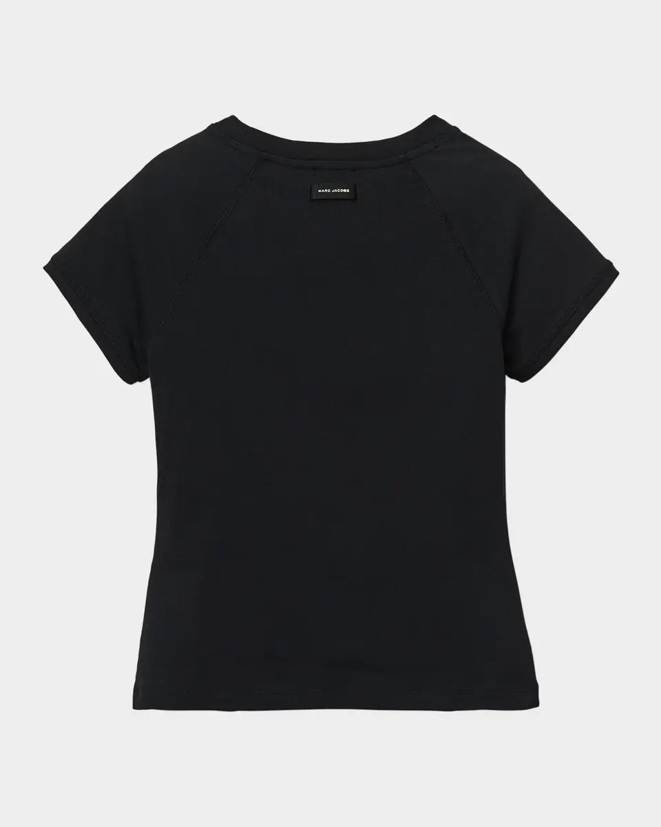 Marc Jacobs Marc Kiss Logo Shrunken T-Shirt | Thumbnail 6