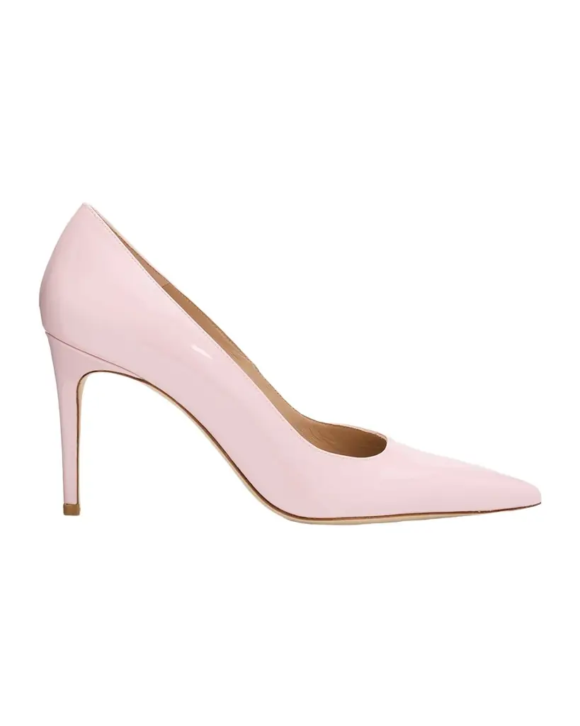 Stuart Weitzman 85mm Stuart Power Patent Leather Pumps | Image 1 Stuart Weitzman 85mm Stuart Power Patent Leather Pumps | Image 1
