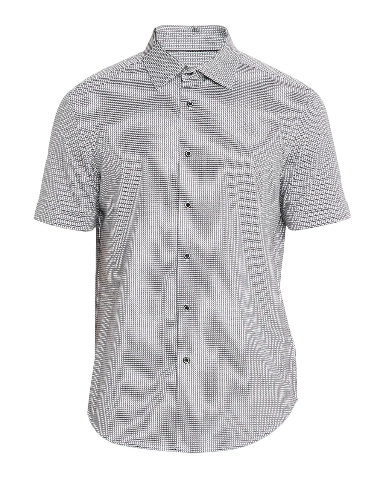 Men's Miles OoohCotton Geometric-Print Short-Sleeve Shirt Men's Miles OoohCotton Geometric-Print Short-Sleeve Shirt