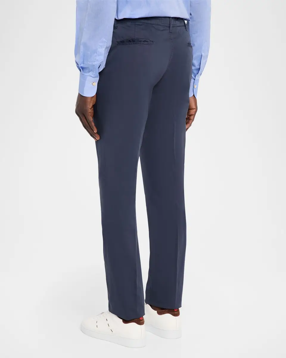 Kiton Men's Cotton Poplin Four-Pocket Pants | Thumbnail 3 Kiton Men's Cotton Poplin Four-Pocket Pants | Thumbnail 3