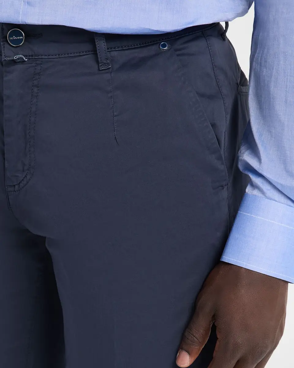 Kiton Men's Cotton Poplin Four-Pocket Pants | Thumbnail 5 Kiton Men's Cotton Poplin Four-Pocket Pants | Thumbnail 5