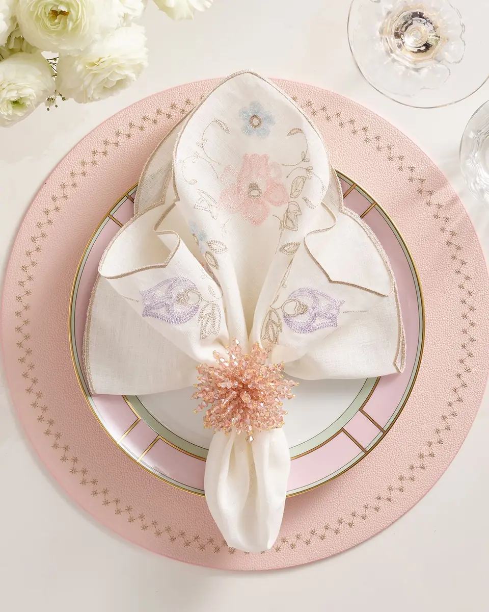 Kim Seybert Printemps Embroidered Napkin | Thumbnail 5