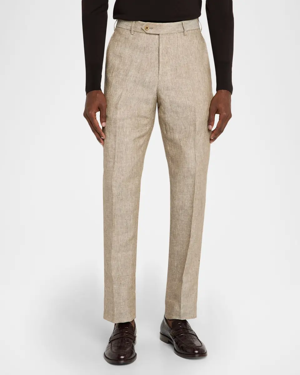 ZANELLA Men's Parker Linen Trousers | Thumbnail 4 ZANELLA Men's Parker Linen Trousers | Thumbnail 4