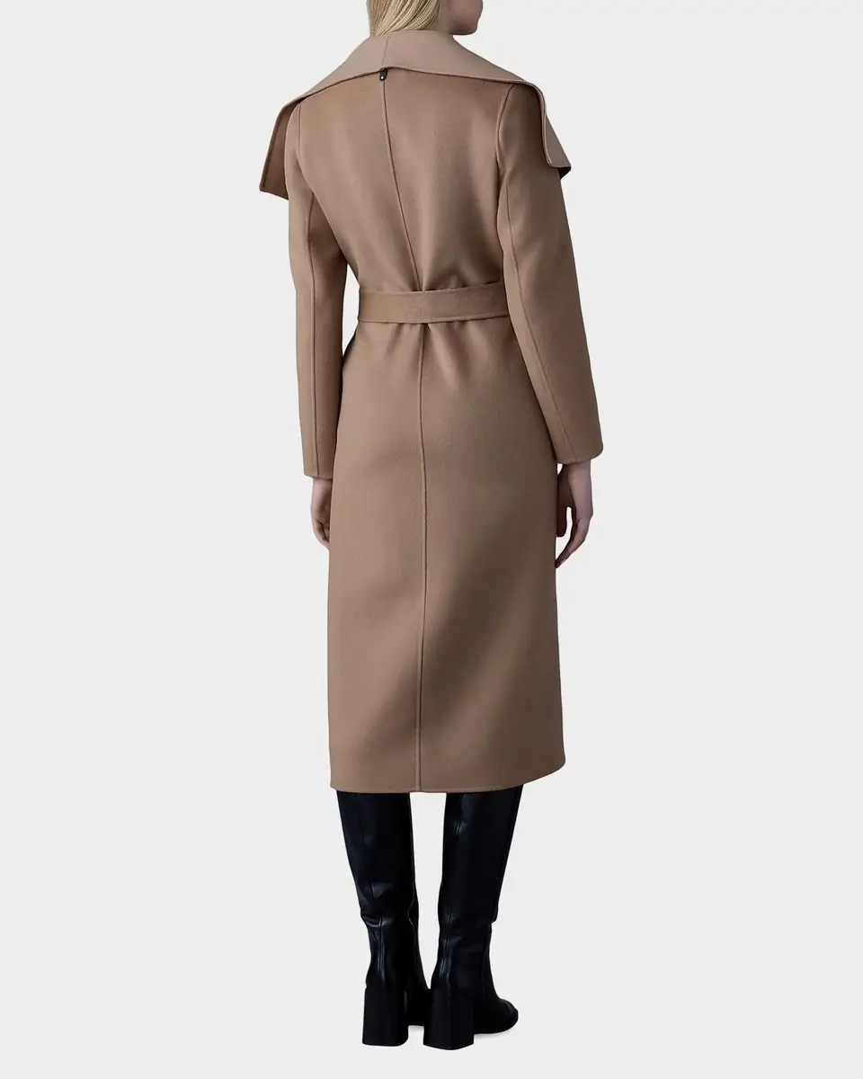 Mackage Mai Wool Belted Wrap Coat | Thumbnail 2 Mackage Mai Wool Belted Wrap Coat | Thumbnail 2