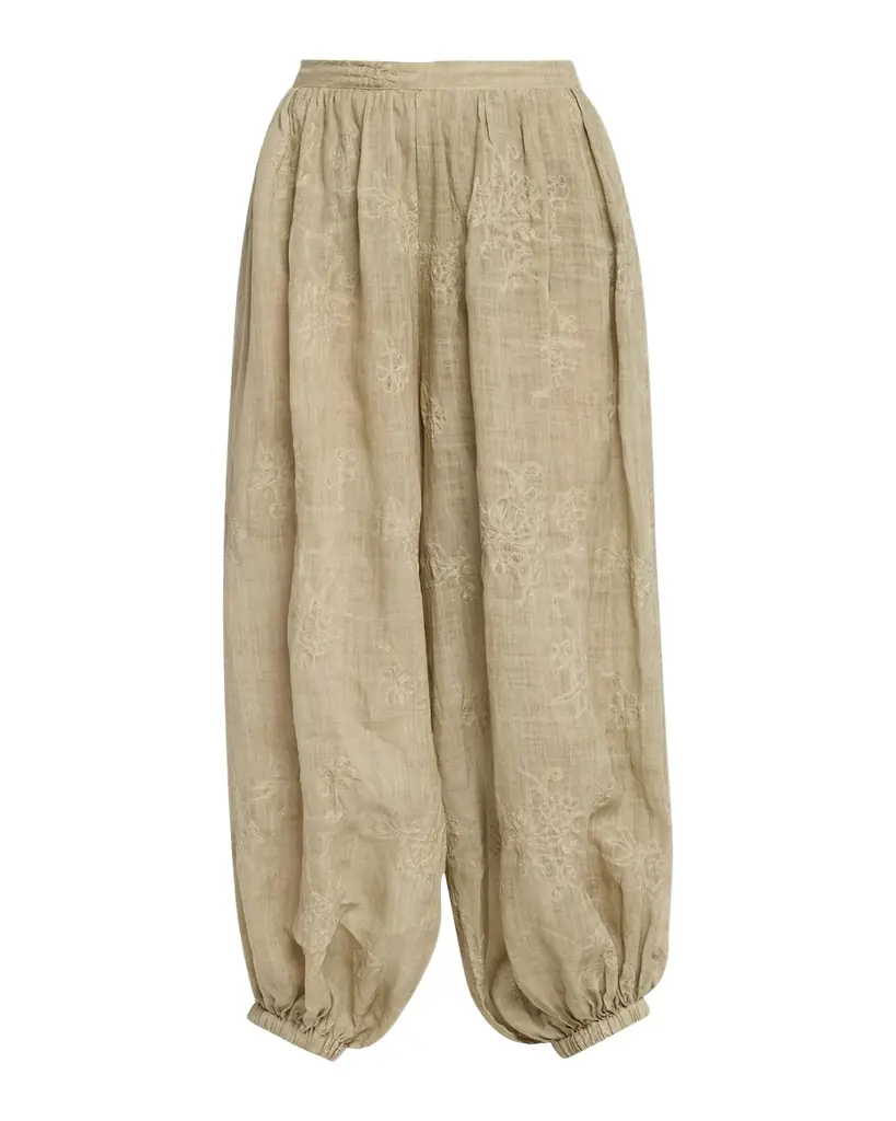 JBQ Roman Embroidered Balloon Pants | Image 1 JBQ Roman Embroidered Balloon Pants | Image 1