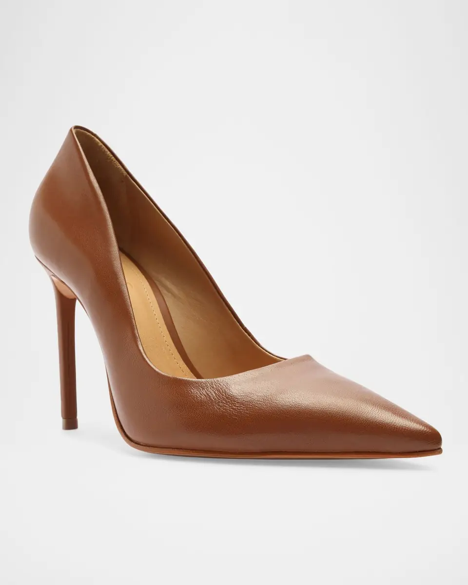 Schutz 100mm Lou Leather Pointed-Toe Pumps | Thumbnail 2 Schutz 100mm Lou Leather Pointed-Toe Pumps | Thumbnail 2
