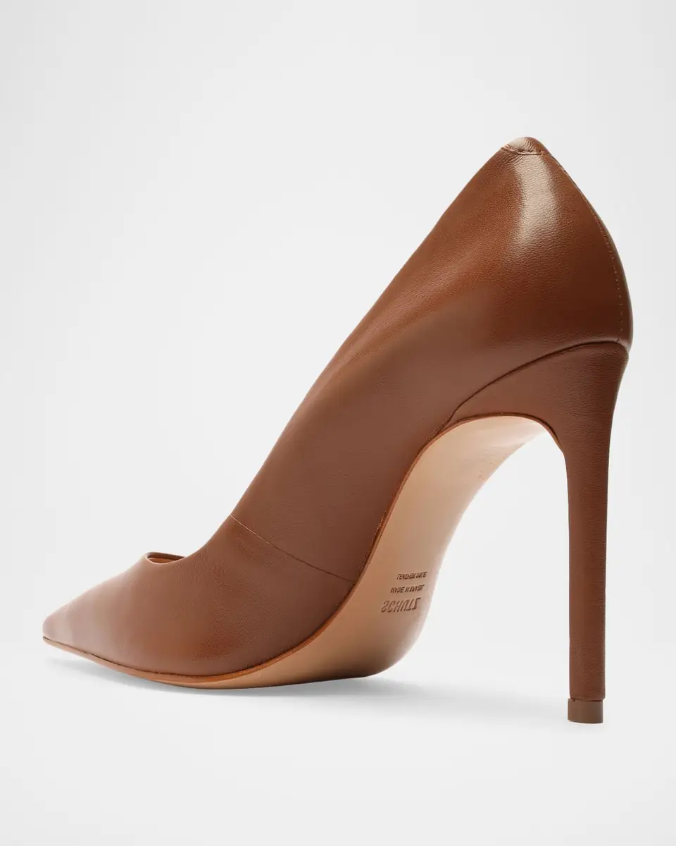 Schutz 100mm Lou Leather Pointed-Toe Pumps | Thumbnail 3 Schutz 100mm Lou Leather Pointed-Toe Pumps | Thumbnail 3