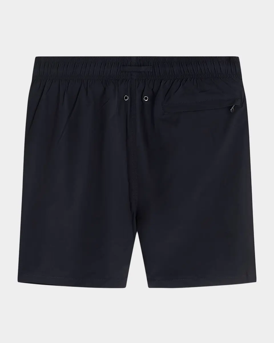 Bugatchi Men's Cruz Mid-Length Swim Trunks | Thumbnail 3