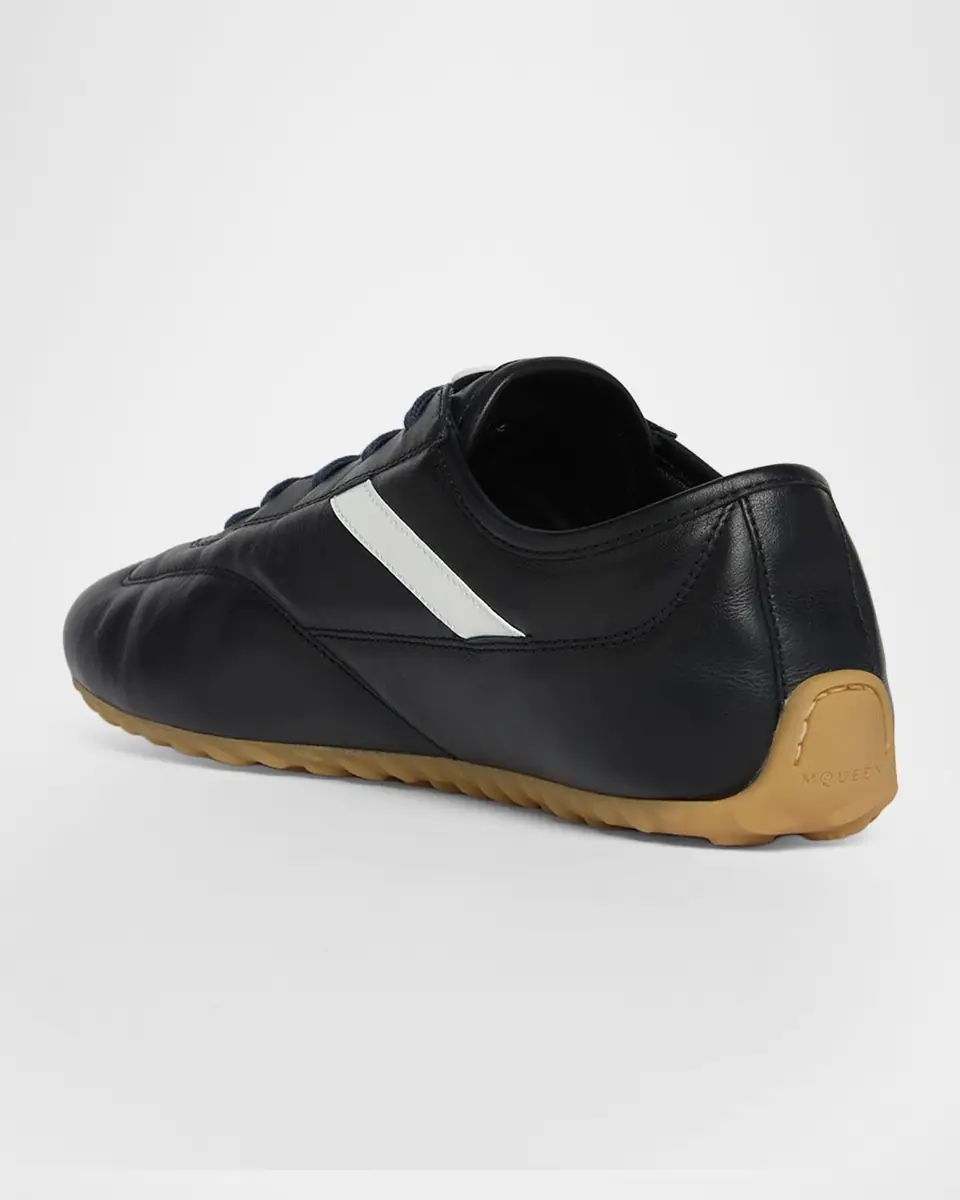 Alexander McQueen Men's Boxe Nappa Leather Low-Top Sneakers | Thumbnail 4 Alexander McQueen Men's Boxe Nappa Leather Low-Top Sneakers | Thumbnail 4