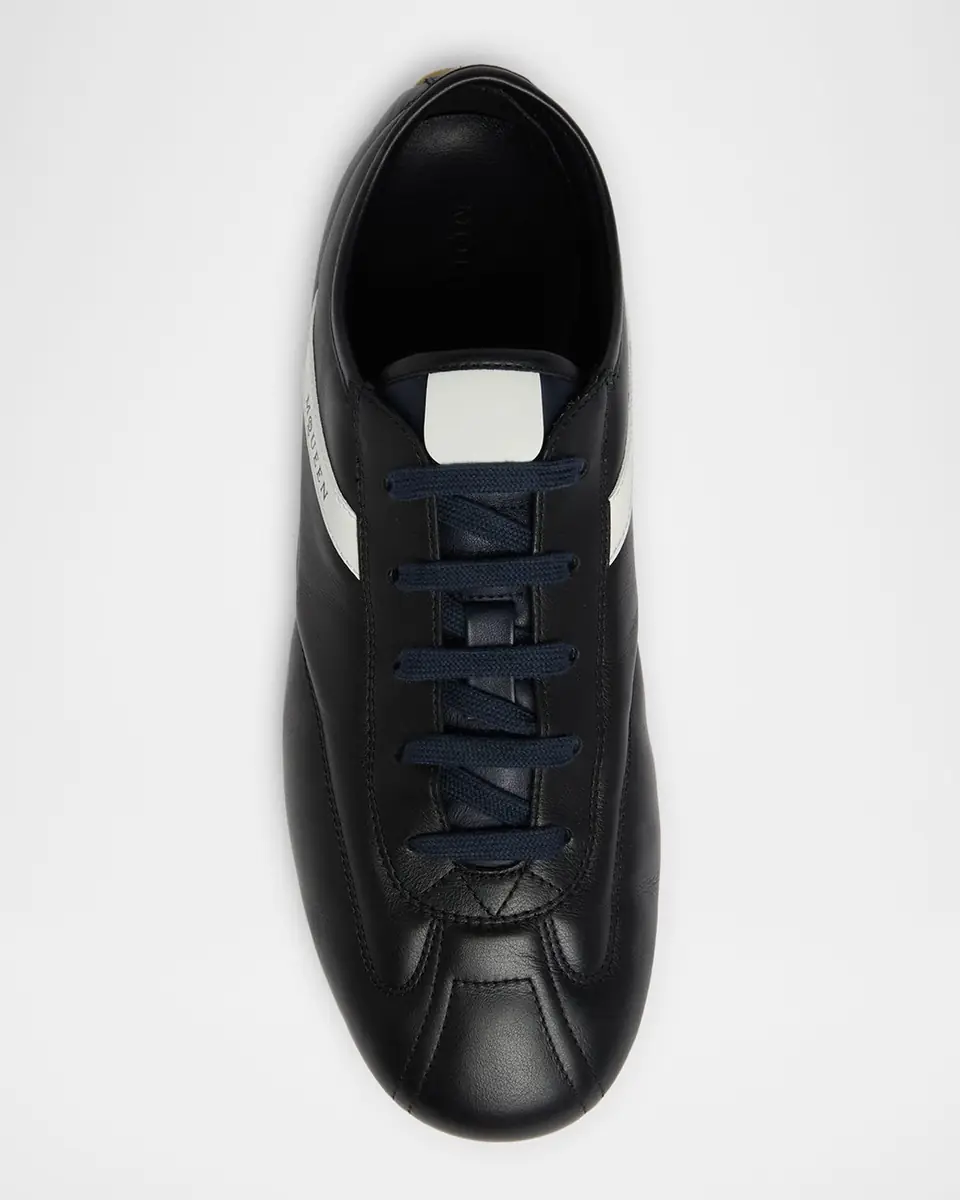 Alexander McQueen Men's Boxe Nappa Leather Low-Top Sneakers | Thumbnail 6 Alexander McQueen Men's Boxe Nappa Leather Low-Top Sneakers | Thumbnail 6