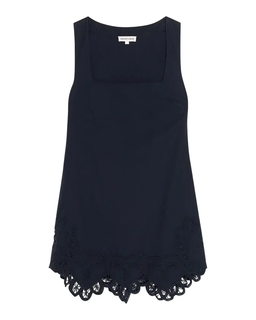 Shanice Lace Cotton Mini Dress