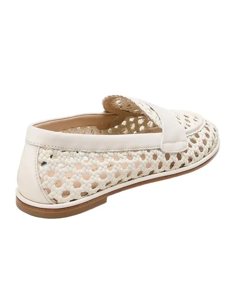Stuart Weitzman Spencer Woven Leather Penny Loafers | Image 1 Stuart Weitzman Spencer Woven Leather Penny Loafers | Image 1
