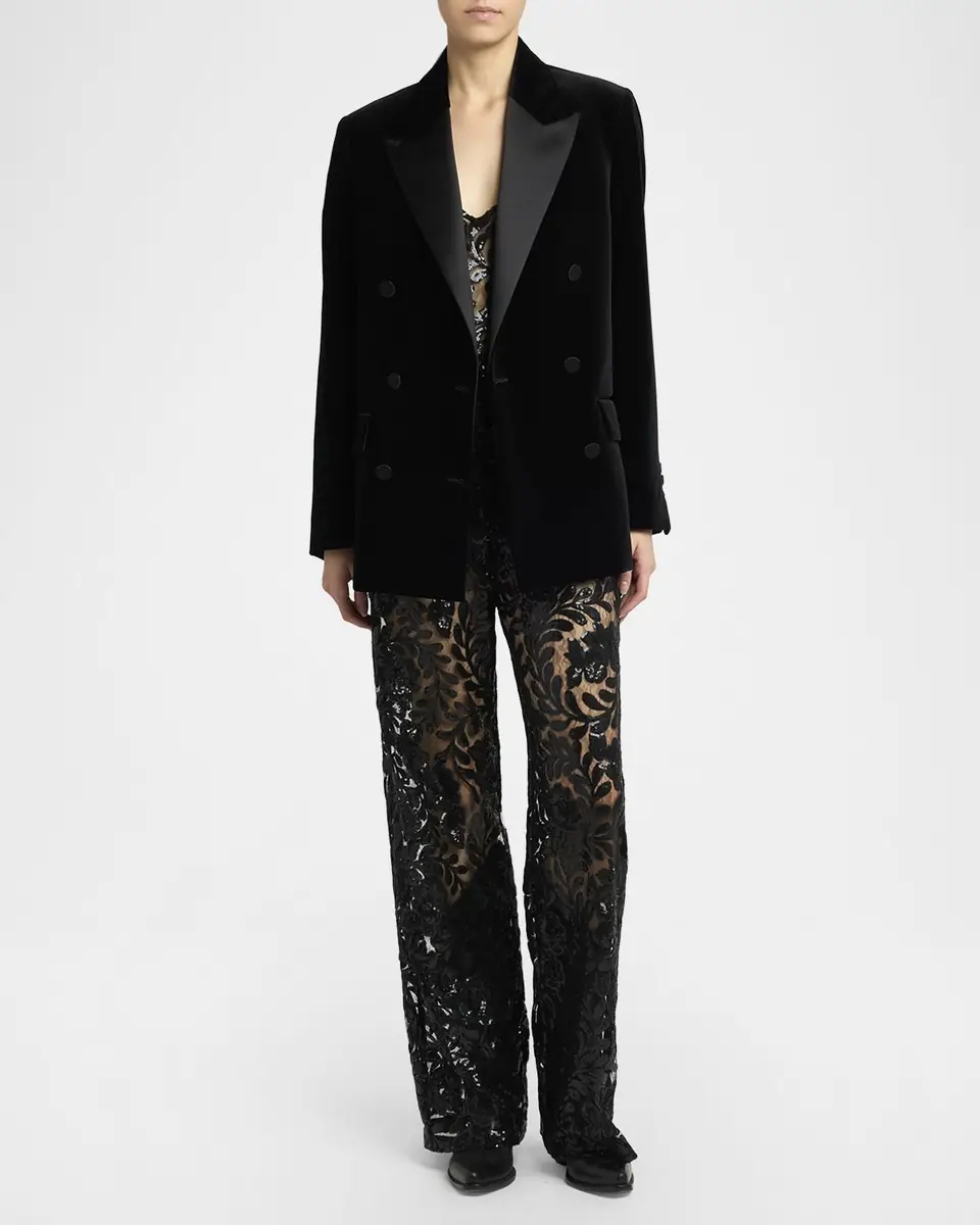 Golden Goose Journey Sequined Floral-Embroidered Tulle Pants | Thumbnail 2 Golden Goose Journey Sequined Floral-Embroidered Tulle Pants | Thumbnail 2