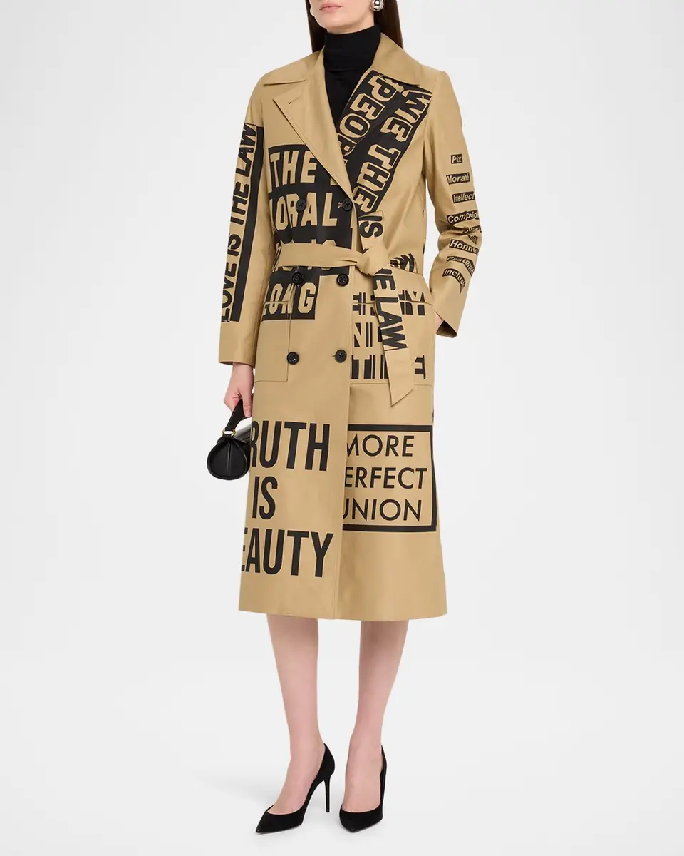 Libertine Democracy Lean Trench Coat | Thumbnail 4
