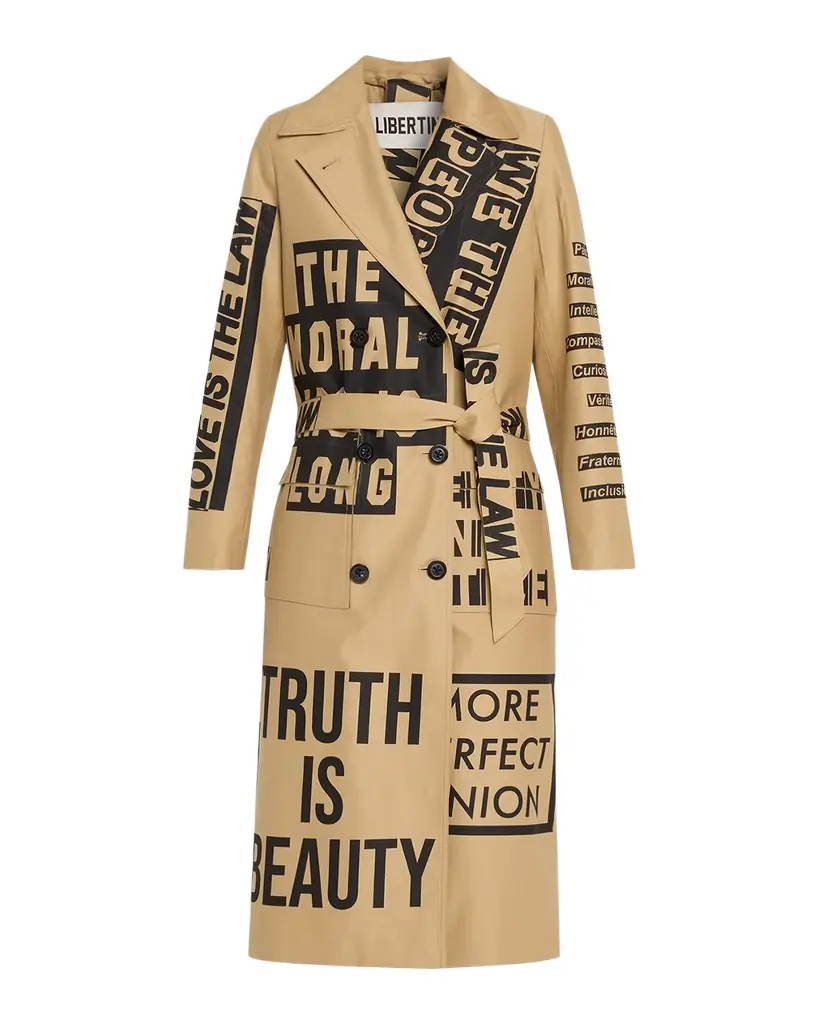 Libertine Democracy Lean Trench Coat | Image 1 Libertine Democracy Lean Trench Coat | Image 1