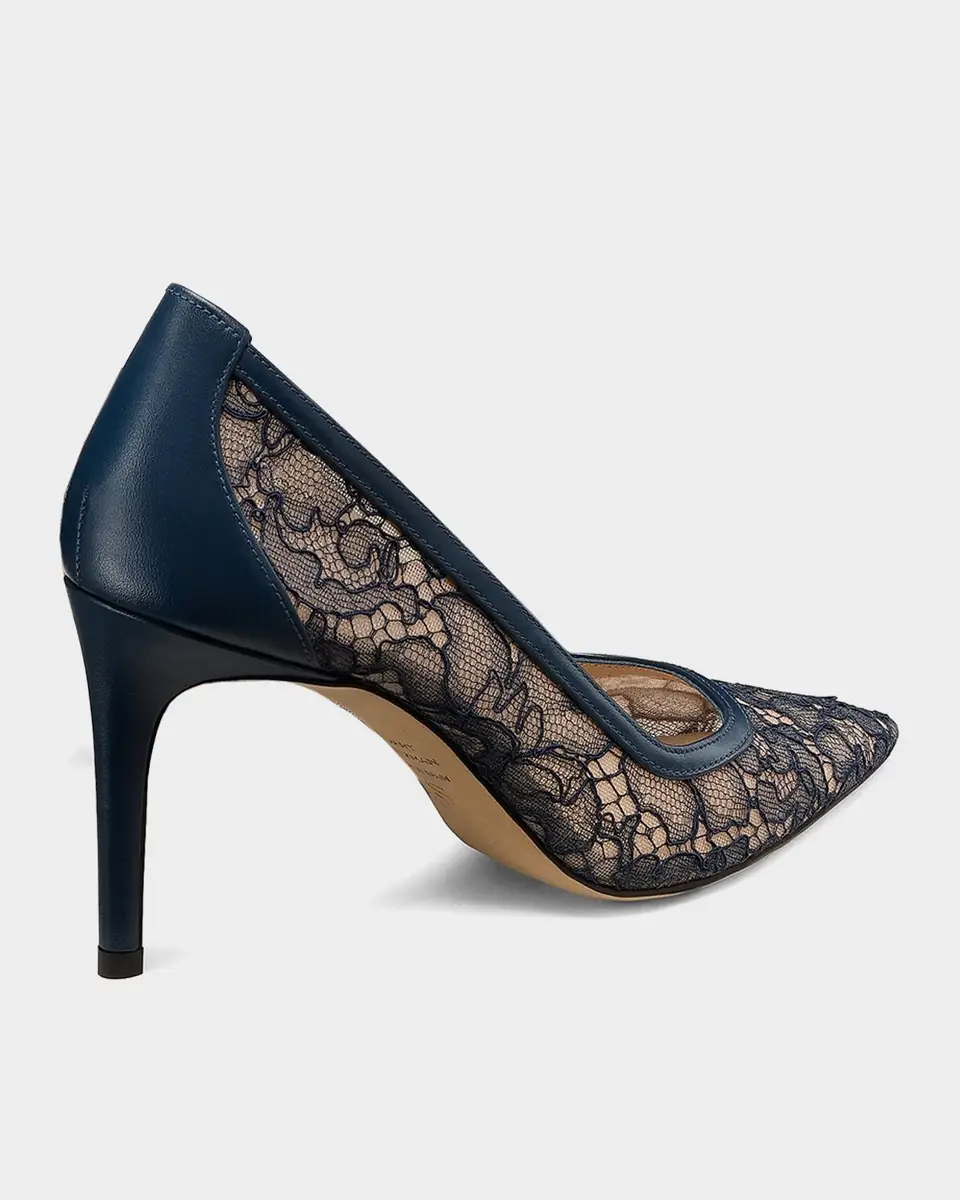 Stuart Weitzman 85mm Stuart Power Lace Pumps | Thumbnail 2 Stuart Weitzman 85mm Stuart Power Lace Pumps | Thumbnail 2