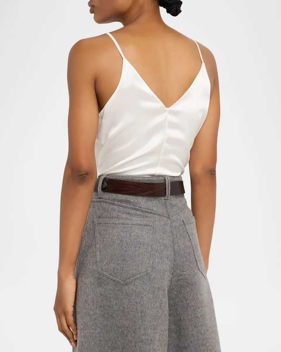 Brunello Cucinelli Silk Cami Blouse | Thumbnail 3 Brunello Cucinelli Silk Cami Blouse | Thumbnail 3