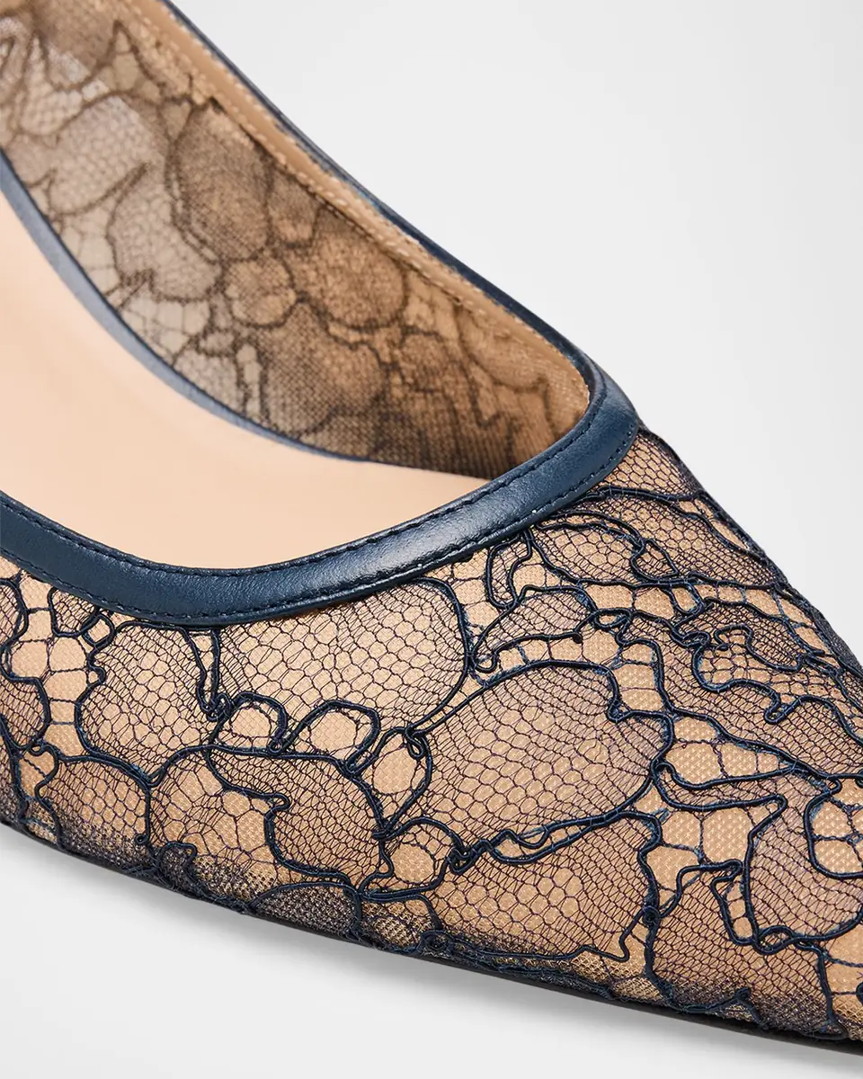 Stuart Weitzman 50mm Stuart Power Lace Pumps | Thumbnail 5 Stuart Weitzman 50mm Stuart Power Lace Pumps | Thumbnail 5