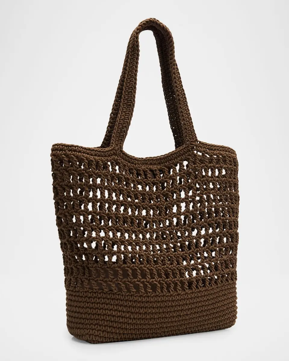 Vince Barcelona Large Cotton Crochet Tote Bag | Thumbnail 2 Vince Barcelona Large Cotton Crochet Tote Bag | Thumbnail 2