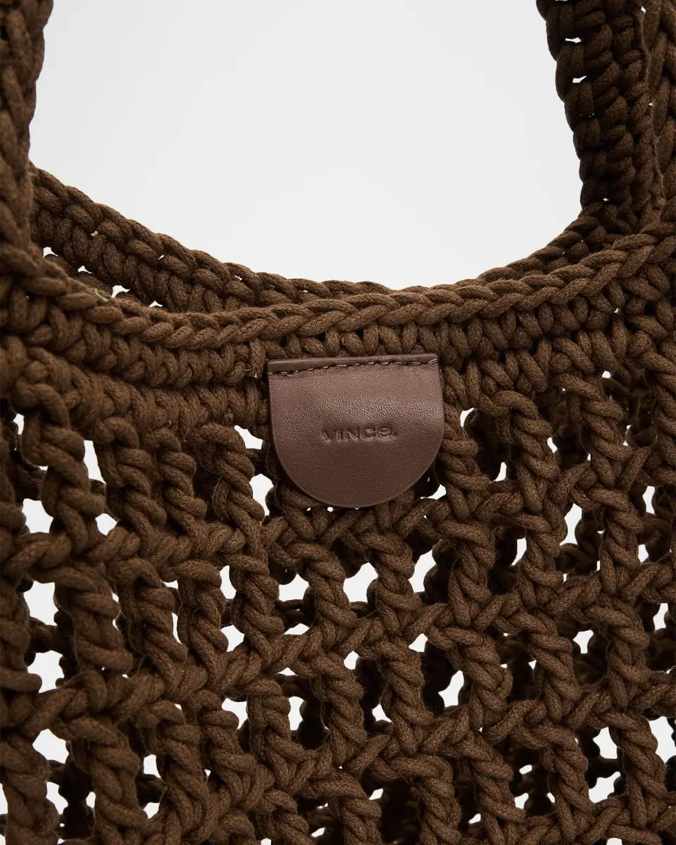 Vince Barcelona Large Cotton Crochet Tote Bag | Thumbnail 4 Vince Barcelona Large Cotton Crochet Tote Bag | Thumbnail 4