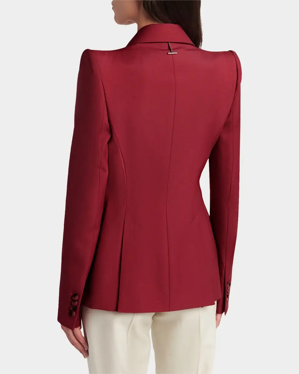 Alexander McQueen Certified Wool Mohair Single-Breasted Jacket | Thumbnail 3